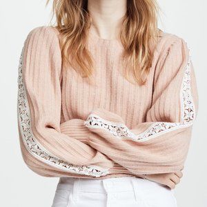 See by Chloe Pullover Cameo rose sweater